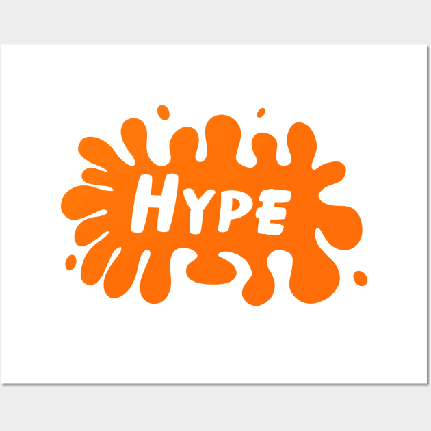 Nickelodeon HYPE Wall Art by Sunsettreestudio